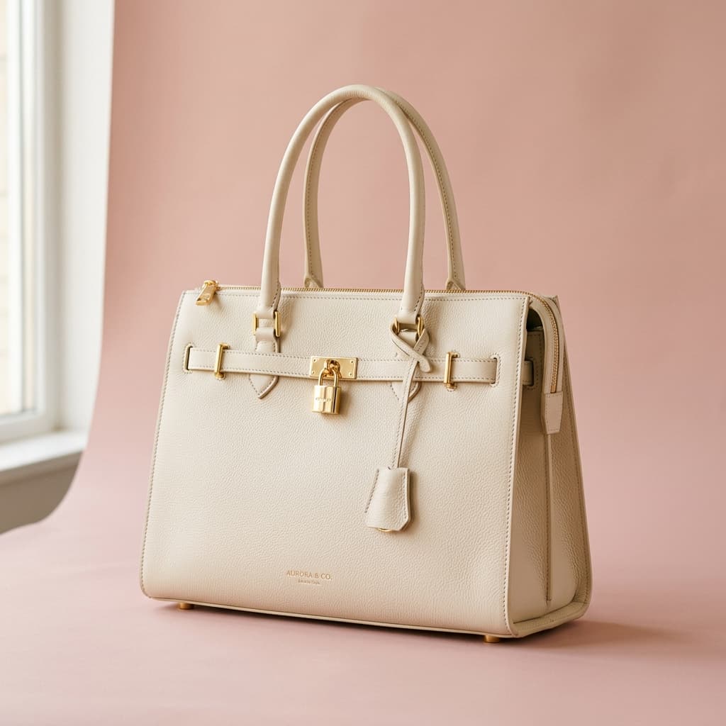 Ivory Elegance Tote